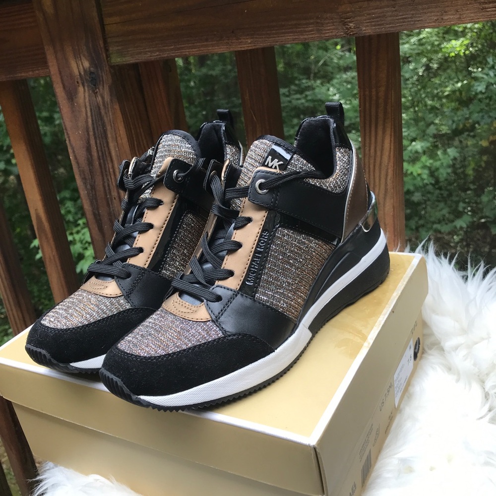 Michael Kors - Georgie Trainer Leather Sneakers